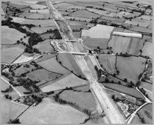 M6 Motorway, Audley Rural, Newcastle-under-Lyme, Staffordshire, 27/08/1962. Creator: Aerofilms.