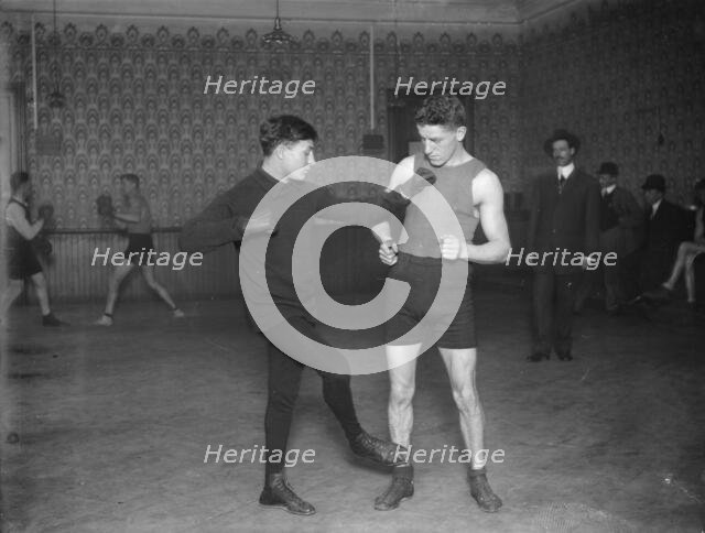 French boxer Charles "Little Apache" Ledoux and Frank Fleming, between c1910 and c1915. Creator: Bain News Service.