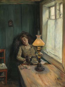 Tired, 1885. Creator: Christian Krohg.