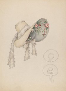 Wedding Bonnet, c. 1937. Creator: Louis Maldarelli.