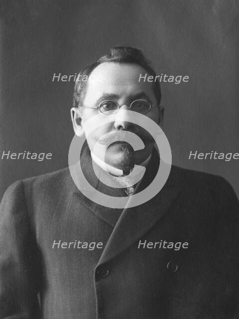 Member of the exhibition bureau A.S. Kabalkin, 1911. Creator: A. A. Antonov.