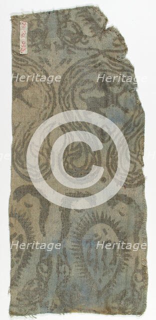 Textile, German, 13th-14th century. Creator: Unknown.