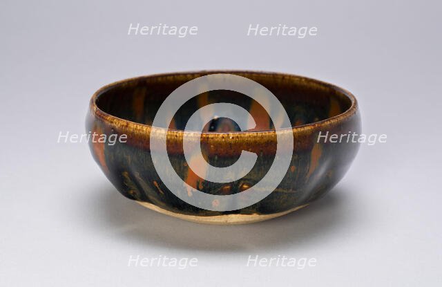 Shallow Lobed Bowl, Northern Song (960-1127) or Jin dynasty (1115-1234), c. 12th century. Creator: Unknown.