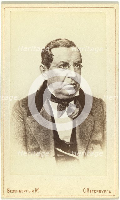 Portrait of the historian Nikolay Gerasimovich Ustryalov (1805-1870).