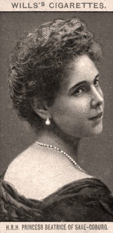 H.R.H Princess Beatrice of Saxe-Coburg, 1908. Creator: WD & HO Wills.
