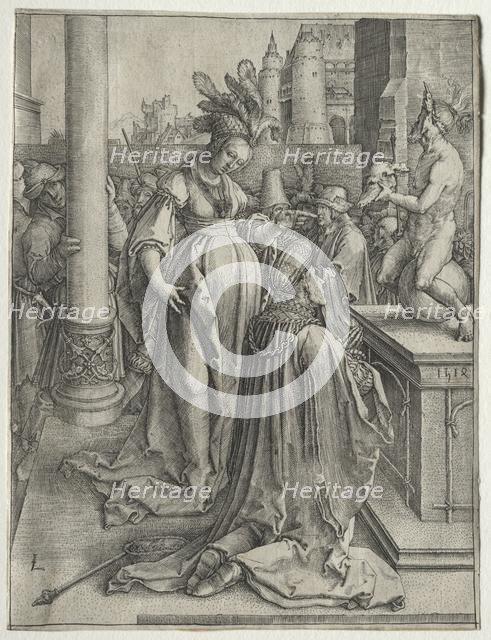 Solomon's Idolotry, 1514. Creator: Lucas van Leyden (Dutch, 1494-1533).