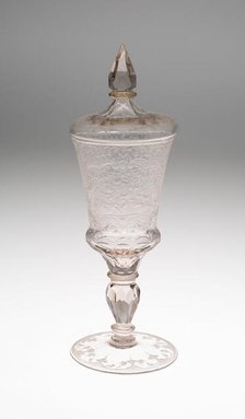 Goblet with Cover, Schleswig, c. 1725. Creator: Unknown.