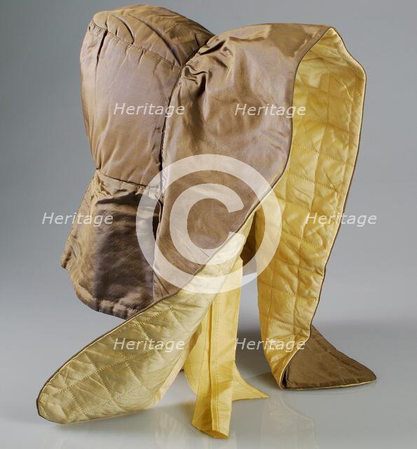 Bonnet, American, ca. 1850. Creator: Unknown.