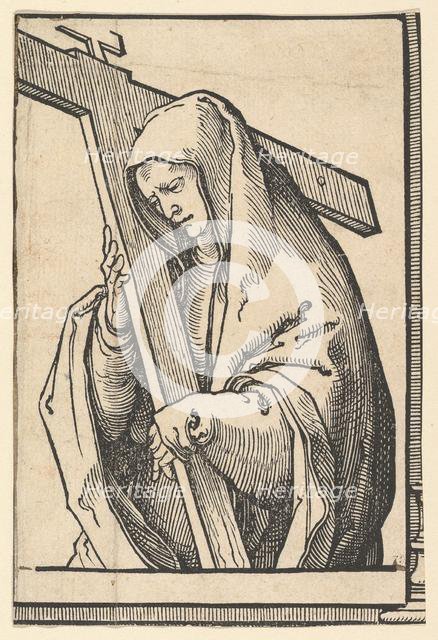 Helleoportic Sibyl, from the series of Sibyls, ca. 1530. Creator: Lucas van Leyden.