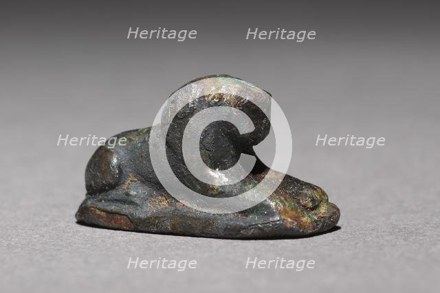 Recumbent Lion Bead, 1980-1801 BC. Creator: Unknown.