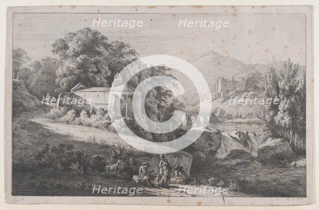 Old Chapel at Châtillon-d'Azergues, 1799. Creator: Jean-Jacques de Boissieu.