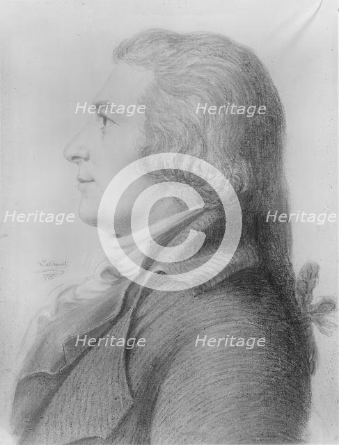 Portrait of a Man, 1797. Creator: Thomas Bluget de Valdenuit.