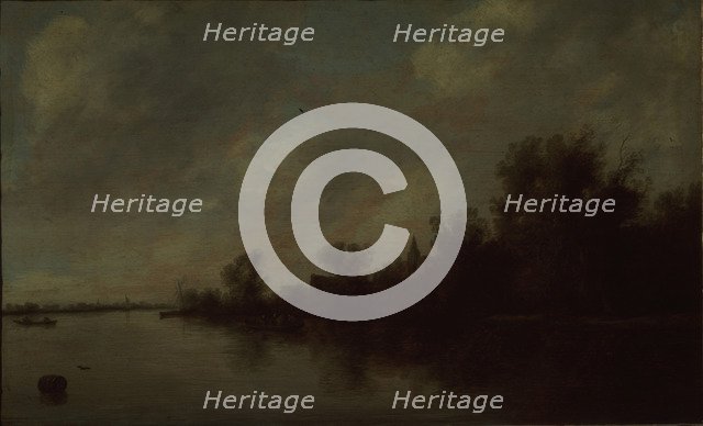 River view, 1631. Artist: Ruisdael, Salomon Jacobsz, van (1600/3-1670)