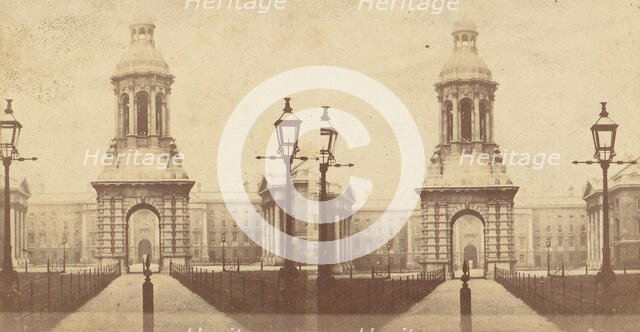 Group of 15 Early Stereograph Views of Cambridge, England and the Surrounding Area, 1860s-80s. Creator: Mrs. Charles Lawrence.