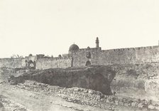 Jérusalem, Birket-Hammam-Setty-Mariam, 1854. Creator: Auguste Salzmann.