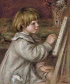 Le petit peintre (Claude Renoir), 1907. Creator: Renoir, Pierre Auguste (1841-1919).