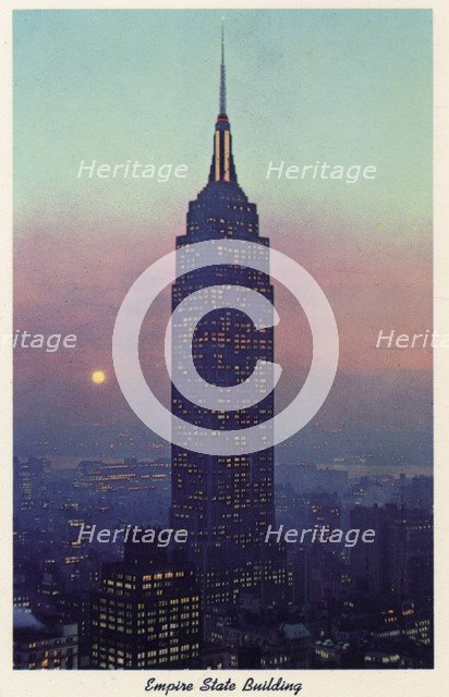 Empire State Building, New York City, New York, USA, 1956. Artist: Unknown