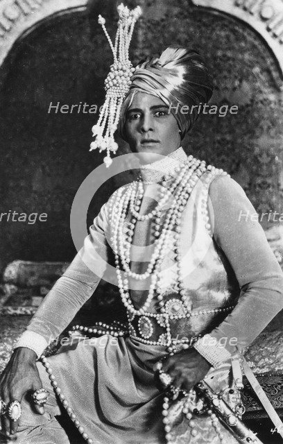 Rudolph Valentino (1895-1926) in 'The Young Rajah', 1922. Artist: Unknown