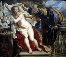 Susana and the old men', oil by Rubens.