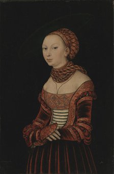 Portrait of a Young Woman , 1525. Creator: Cranach, Lucas, the Elder (1472-1553).