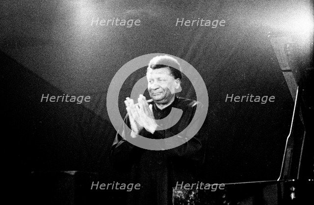 Abdullah Ibrahim, Brecon Jazz Festival, Powys, Wales, August 2001. Artist: Brian O'Connor.