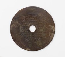 Disk (bi), Han dynasty, 206 BCE-220 CE. Creator: Unknown.