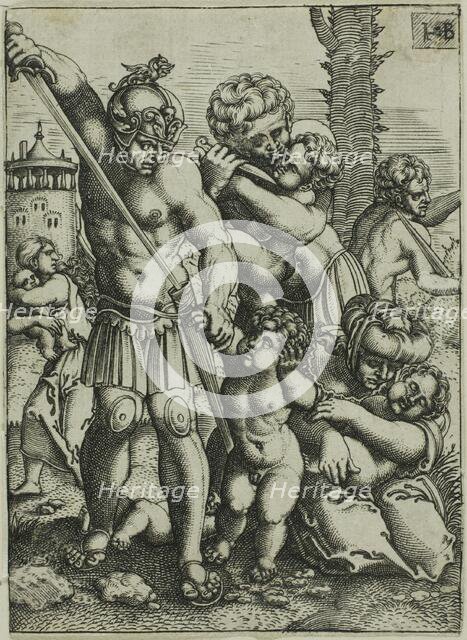 The Massacre of the Innocents, 1520/69. Creator: Jacob Binck.