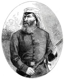 The Revolution in Sicily - Colonel Peard, "Garibaldi's Englishman" - from a sketch by T. Nast, 1860. Creator: Unknown.