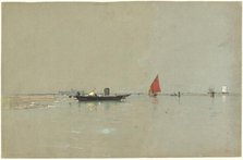 A Venetian Lagoon, 1871/1874. Creator: William Stanley Haseltine.