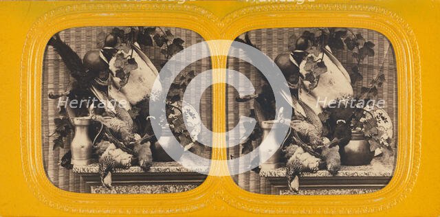 Still Life with game, 1860s. Creator: E Lamy.