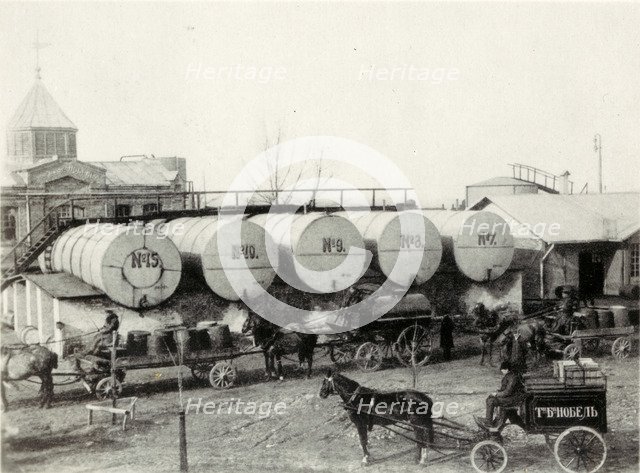 The Nobel Brothers Petroleum Company in Baku, 1890s.