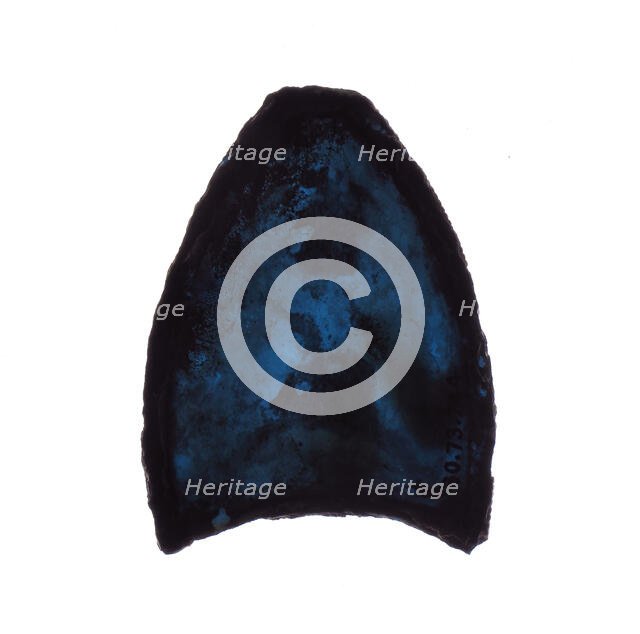 Glass Fragment, European, 13th-14th century. Creator: Unknown.