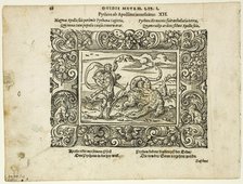 Schöne Figuren auß dem Ovidio (Ovid's Metamorphoses), plate twelve...1569, assembled..., 1937. Creator: Virgil Solis.