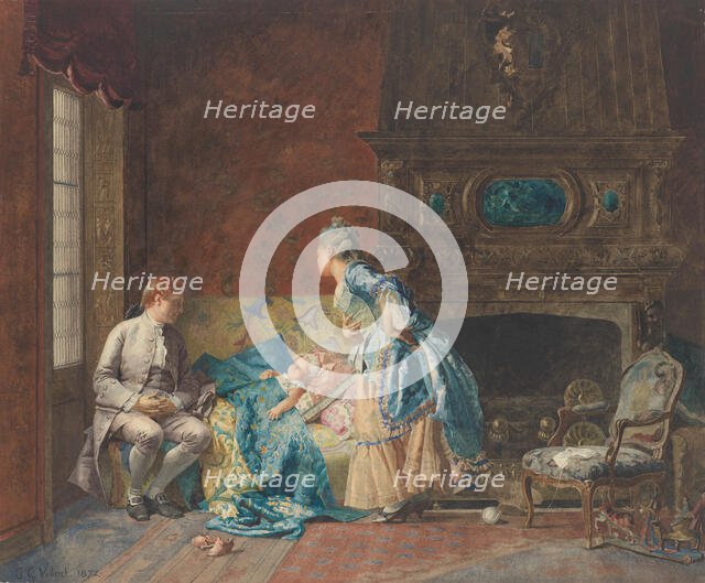 The First Babe, 1872. Creator: Jehan Georges Vibert.