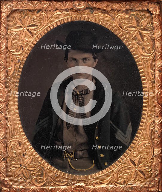 Union Sergent John Emery, 1861-65. Creator: Unknown.