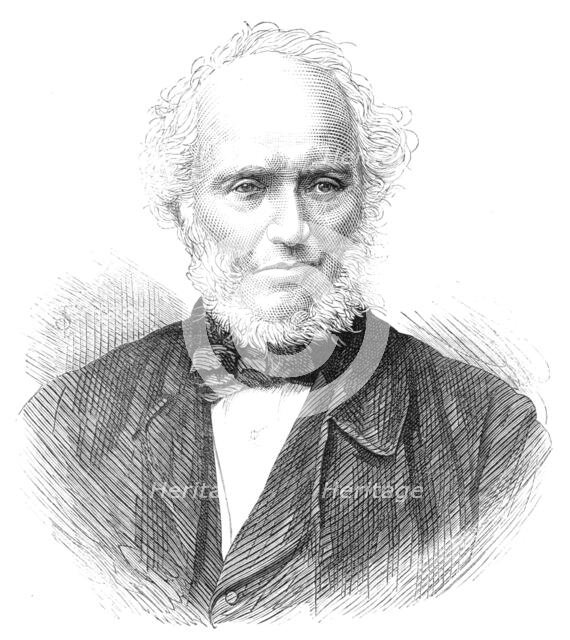 The late Sir Joseph Cowen M.P., 1874. Creator: Unknown.