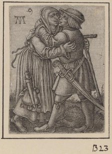 Embracing Couple, c. 1540. Creator: Martin Treu.
