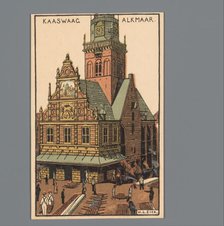 View of the Kaaswaag in Alkmaar, 1900-1925. Creator: Unknown.