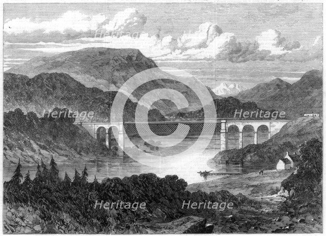 Oykel Viaduct, Sutherland Railway, 1866. Artist: Unknown