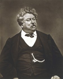 Alexandre Dumas the Elder, French novelist and playwright, c1850-1870. Artist: Etienne Carjat