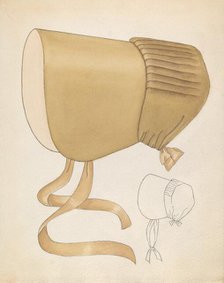 Quaker Bonnet, c. 1937. Creator: Hedwig Emanuel.