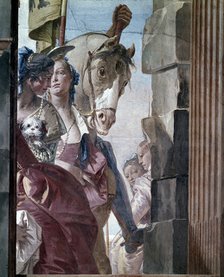 'The Entourage of Cleopatra', 1746-47.  Artist: Giovanni Battista Tiepolo