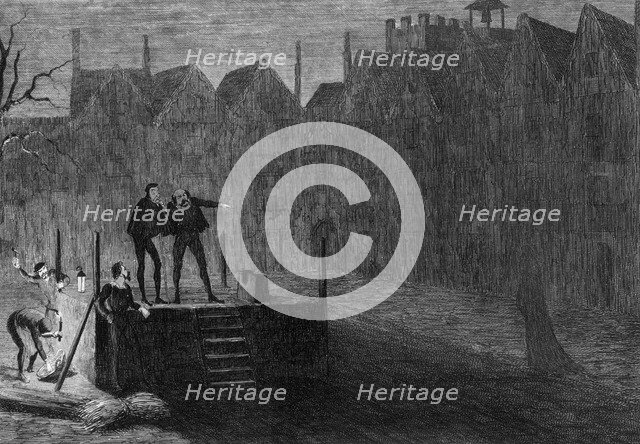 The night before the execution, 1554 (1840). Artist: George Cruikshank