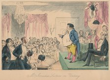 'Mr. Jorrocks's Lecture on Unting, 1854. Artist: John Leech.