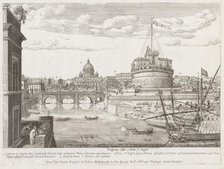 St. Angelo from "Prospectus Locurum Urbis Romae Insign[ium], 1666. Creator: Lievin Cruyl (Flemish, c. 1640-c. 1720).