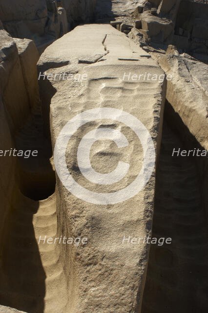 The unfinished obelisk, Aswan, Egypt, 2003.  Creator: Unknown.