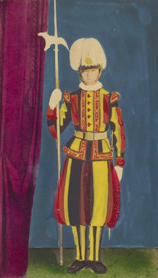 Papal Swiss Guard, 1865-1875. Creator: Unknown.