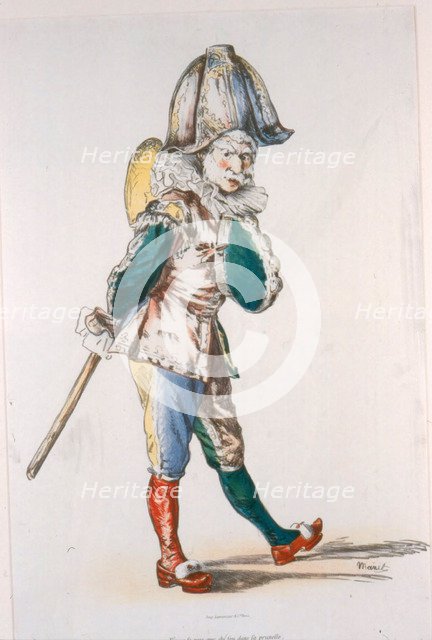 Polichinelle, 1874. Artist: Manet, Édouard (1832-1883)