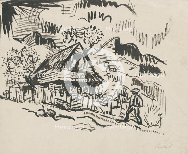 Mountain landscape, 1940 onwards. Creator: Arnold Peter Weisz-Kubincan.