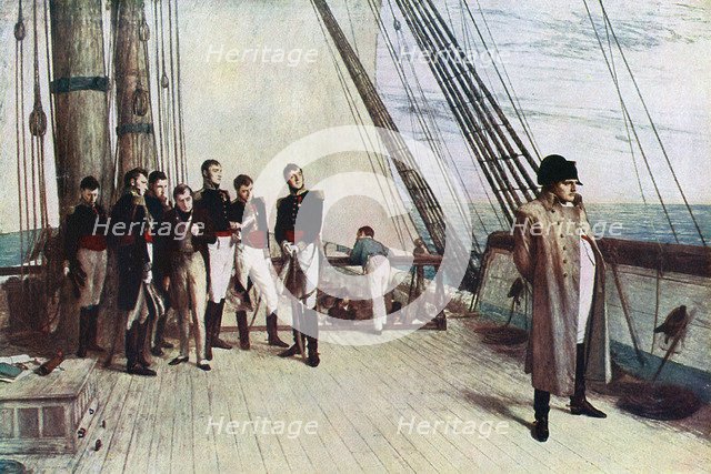 'Napoleon on Board the Bellerophon', 1815, (1880). Creator: William Quiller Orchardson.
